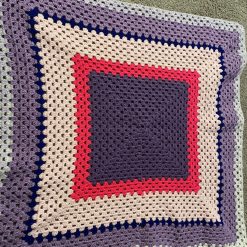 Granny square knee blanket/ pram
