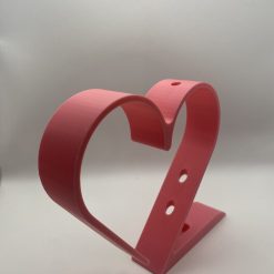 Heart Shaped Double Rose Holder 3D Printed Floral Display Stand valentine or Wedding