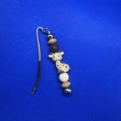 Metal Hooked Beaded Bookmark - Panda
