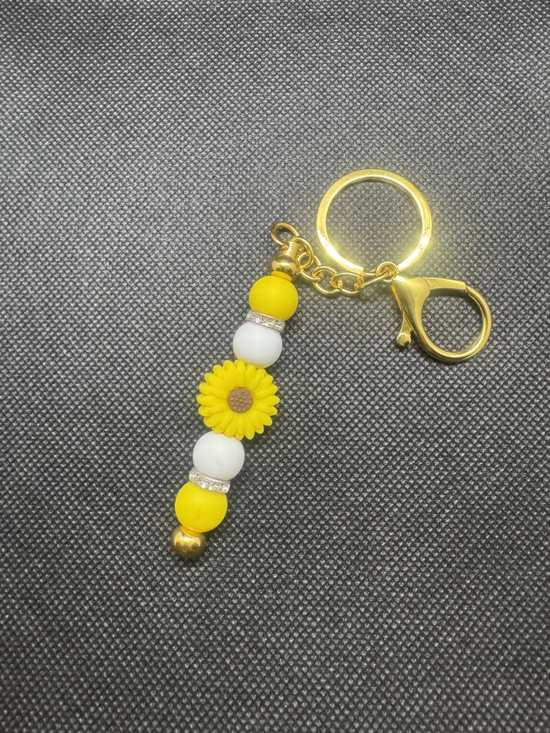 Flower Keychain Blue Flower Keychain Blue