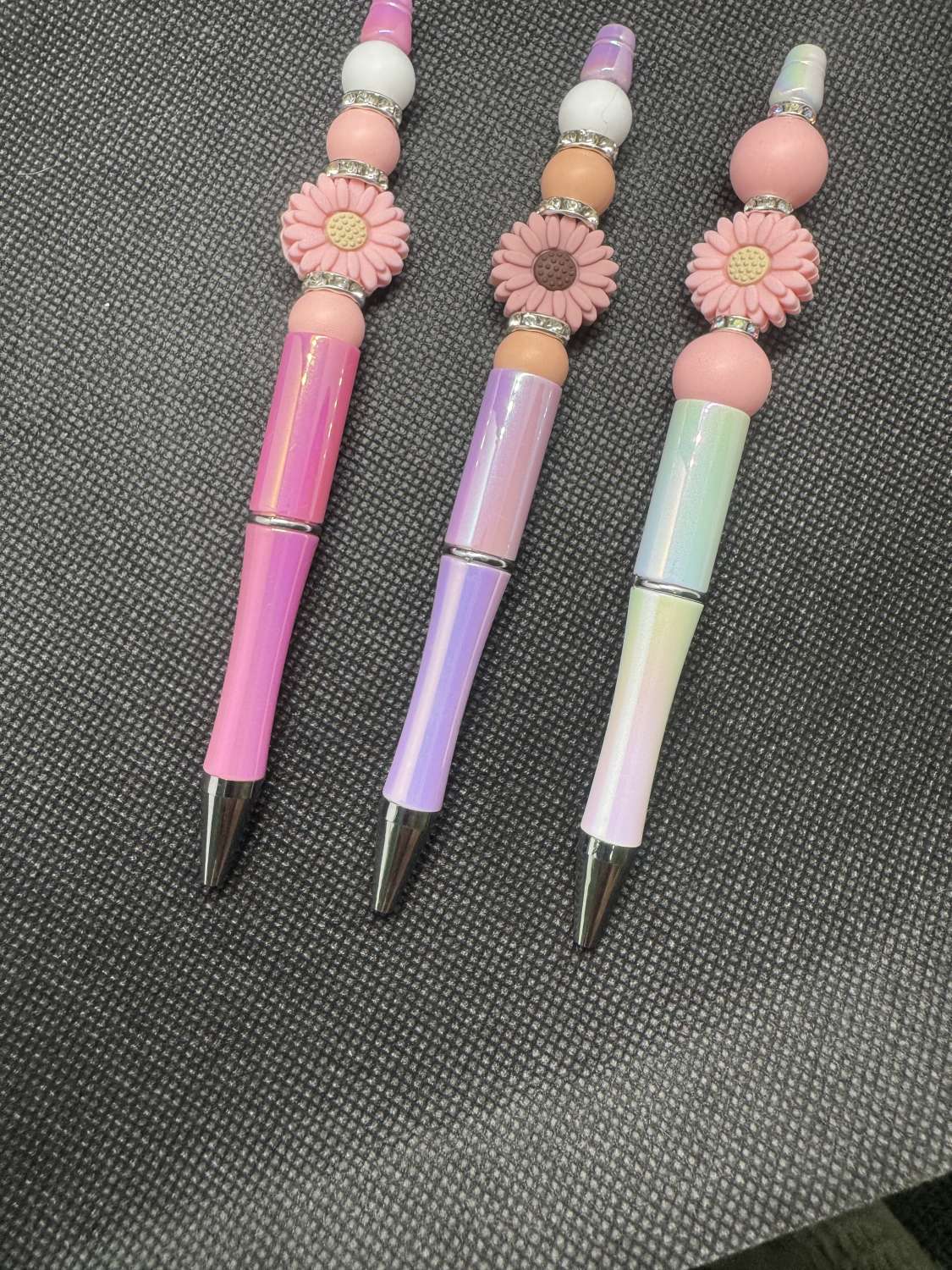 Pen with silicone flower - Purple Pen with silicone flower - Purple