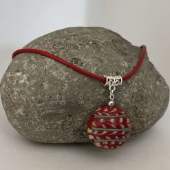 Red Circle Pendant Necklace 1 Red Circle Pendant Necklace 1
