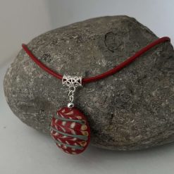 Red Circle Pendant Necklace 2 Red Circle Pendant Necklace 2
