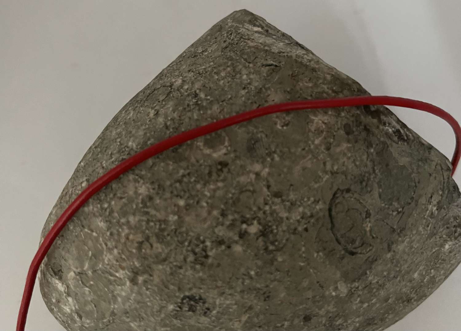 Red Circle Pendant Necklace Red Circle Pendant Necklace