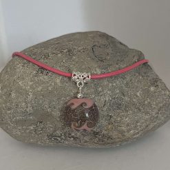Girls Pendant Necklace Pink
