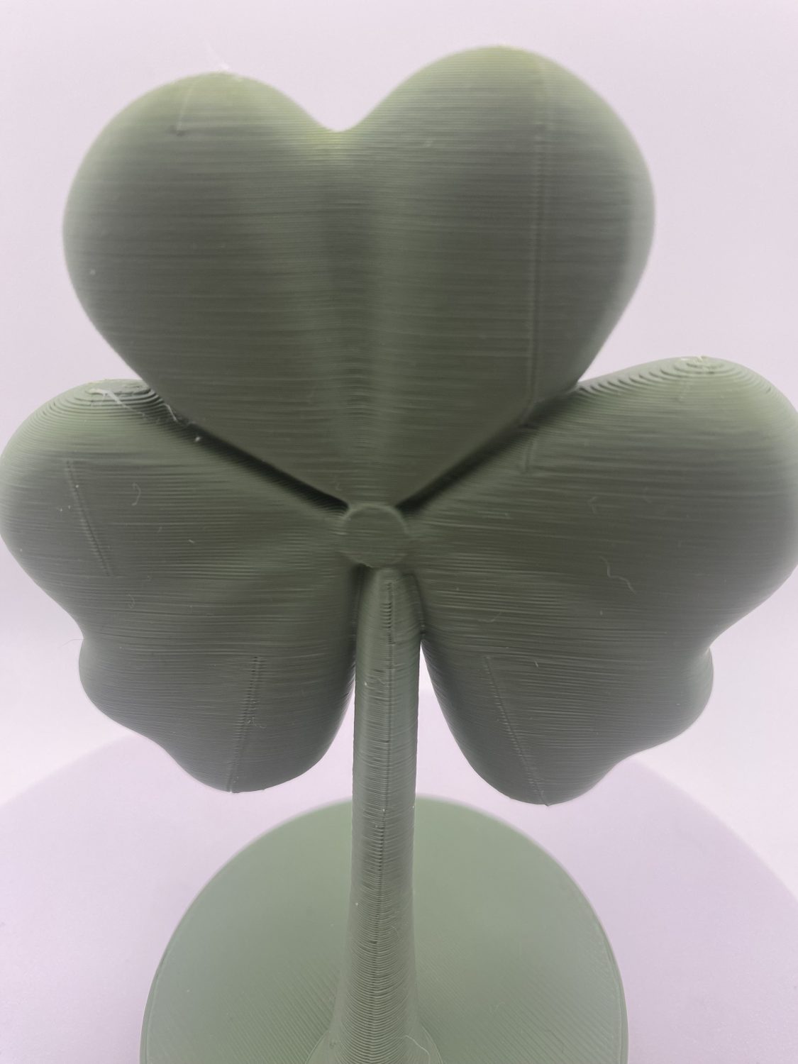 Green Shamrock / Four Leaf Clover Ornament – 3D Printed – Lucky Décor Green Shamrock / Four Leaf Clover Ornament – 3D Printed – Lucky Décor