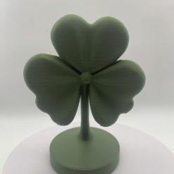 Green Shamrock / Four Leaf Clover Ornament – 3D Printed – Lucky Décor