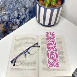 Laser Cut Wood Butterfly Bookmark | Colourful Backing