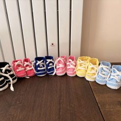 Baby Booties with Laces