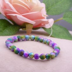 red beaded Bracelet 15.2cm