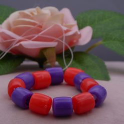 red beaded Bracelet 15.2cm