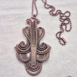 Bare Copper Wirework Necklace