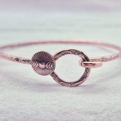Bare Copper Moon Phases Bracelet