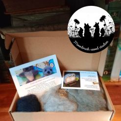 Needle Felt Seal Keyring  Kit , Craft kit, Make Your Own, Needle felting, Wool art, Animal art,