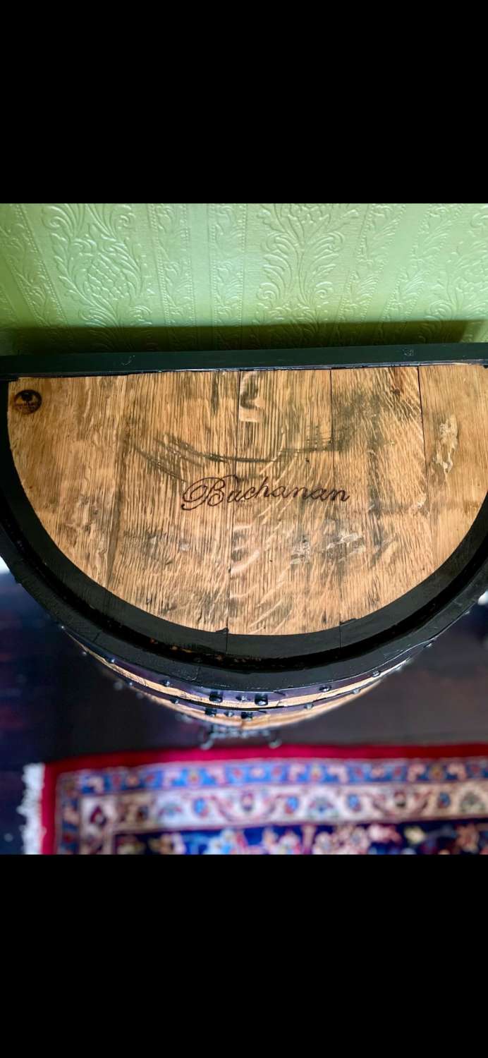 Half barrel drinks cabinet Half barrel drinks cabinet