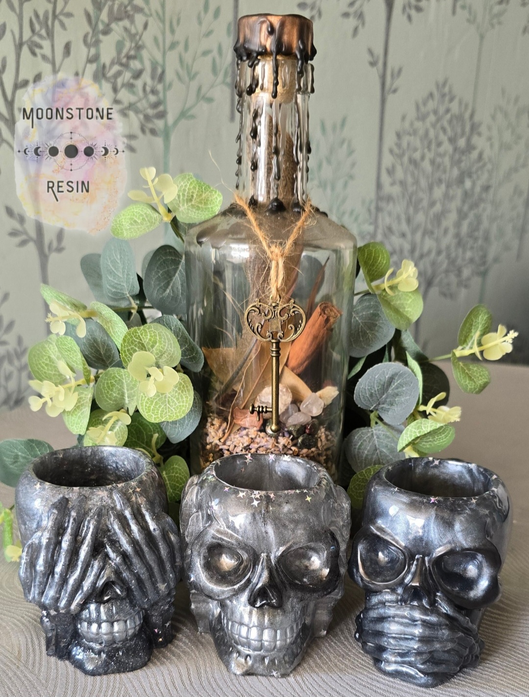The Cursed Trinity Skull Set The Cursed Trinity Skull Set