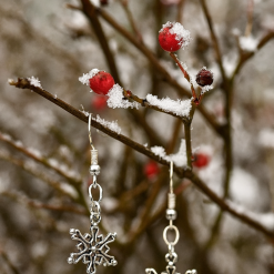 Antique Silver Earrings 54