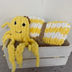 Baby Blanket (Yellow - White)