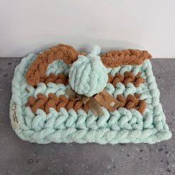 Comforter (Mint Green - Milk White - Brown)