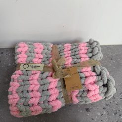 Baby Blanket (Pink - Grey)
