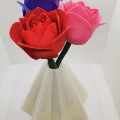 Luxury Forever Rose display with glow in the dark vase