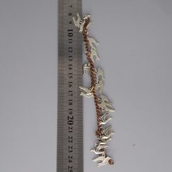 silver plated bird charm bracelet 18.4 cm 2 silver plated bird charm bracelet 18.4 cm 2