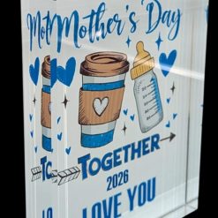 Mothers Day Crystal Glass Block 1 Mothers Day Crystal Glass Block 1