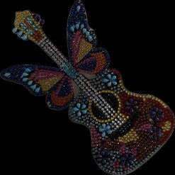 butterfly guitar sun catcher