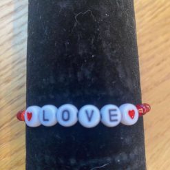Affirmation handmade bracelet - Summer and orange