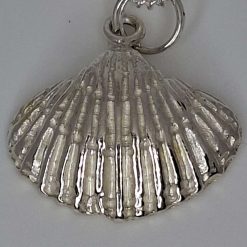 Silver Cockle Shell Pendant
