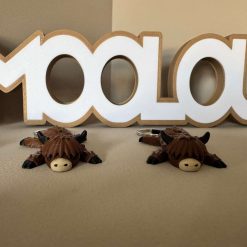 Highland Cow Keychain