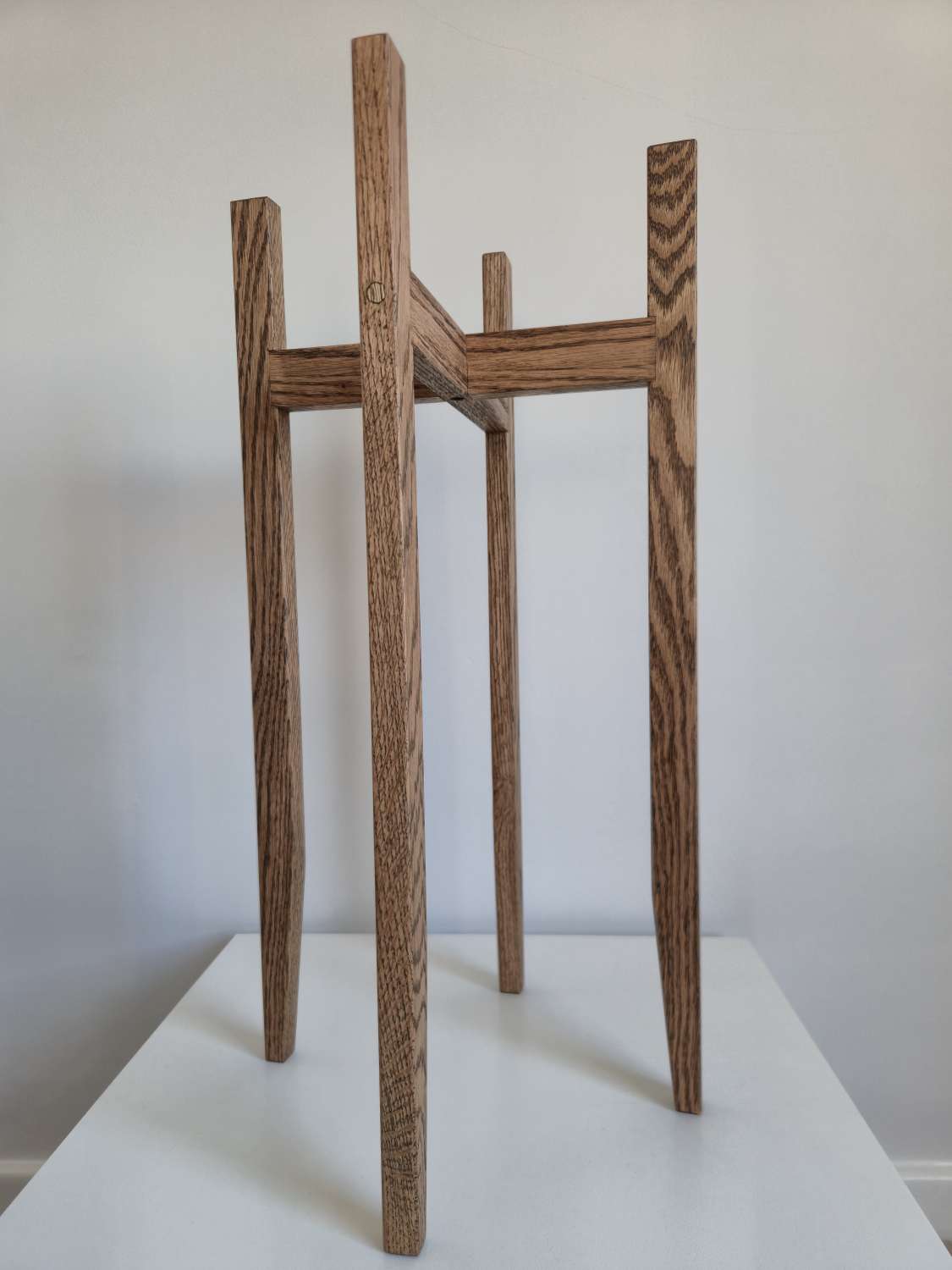 20260124_143649 Oak Plant Stand 60cm Tall 9