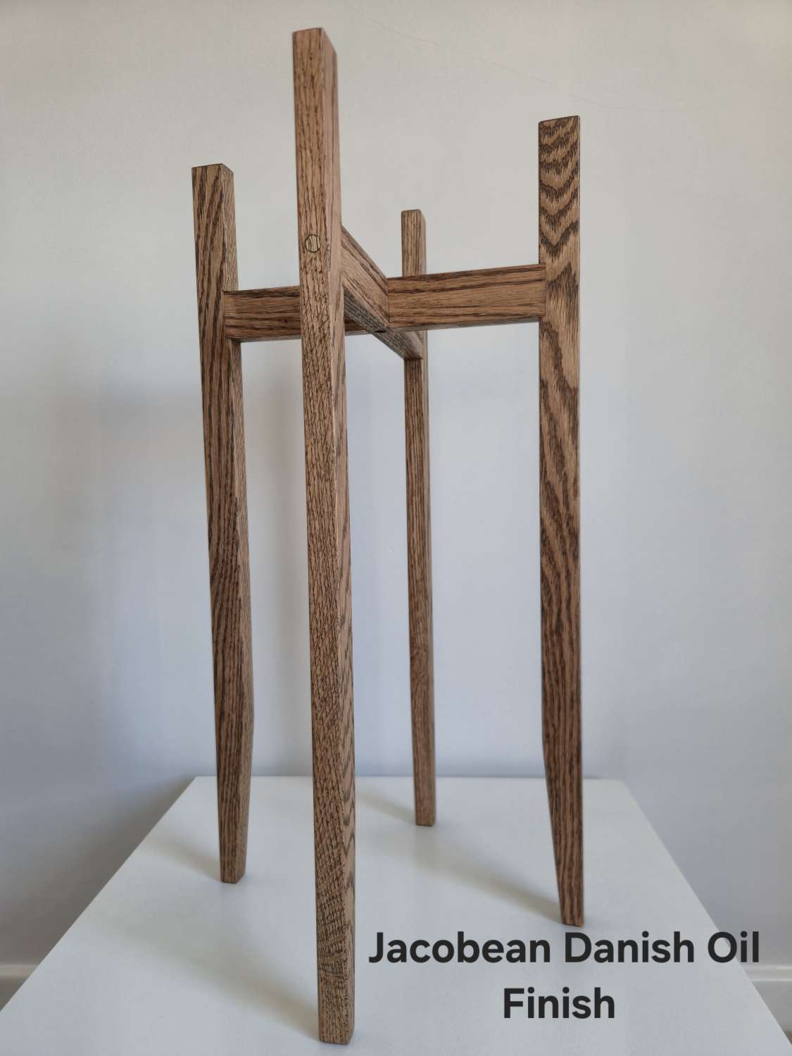 Oak Plant Stand 60cm Tall Oak Plant Stand 60cm Tall