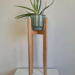 Oak Plant Stand 60cm Tall 1 Oak Plant Stand 60cm Tall 11