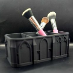 Gothic Style Makeup Brush Organiser, Desk Tidy, Stationary Organisor