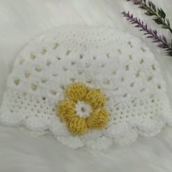 Crochet baby beanie
