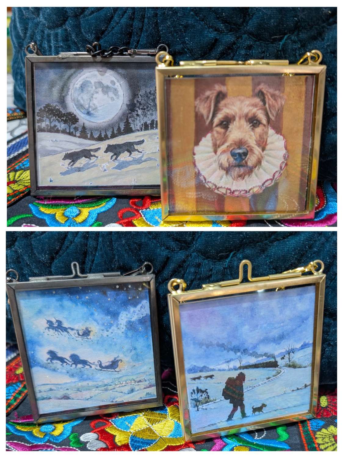 The Box of Delights inspired Hanging Decoration set 5 The Box of Delights inspired Hanging Decoration set 5