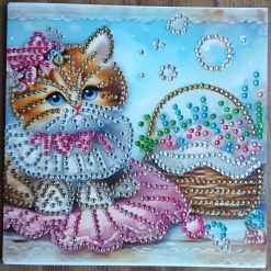 Handmade Diamond Art Card and Envelope