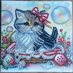 Handmade Diamond Art Card and Envelope