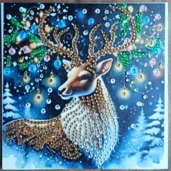 Handmade Diamond Art Card and Envelope