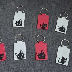 Key fob with cat design