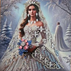 💍A winter bride sparkling beneath fallen snow