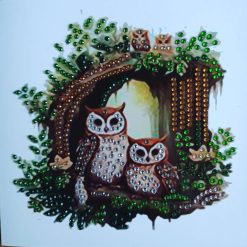 Handmade Diamond Art Card and Envelope