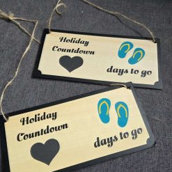 Holiday countdown sign