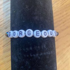 Affirmation handmade bracelet - Summer and orange