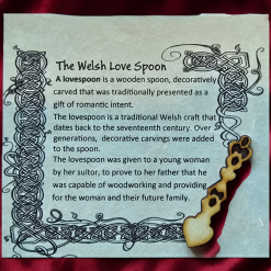 Welsh Lovespoon Wedding Favour