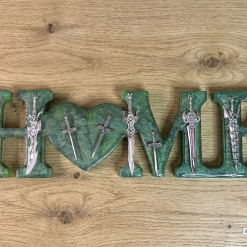 HOME Free Standing Resin Ornament, Swords