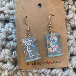 Sweetie novelty handmade earrings - Pink