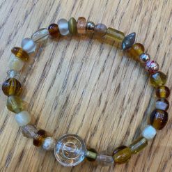 Beaded handmade bracelet - Browns