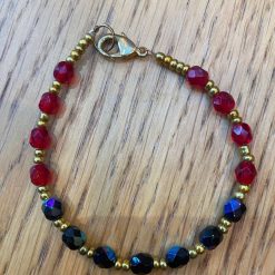 Beaded handmade bracelet - Browns